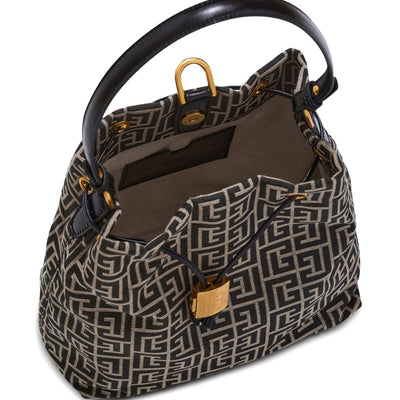 Balmain Pulse Monogram Jacquard Backpack