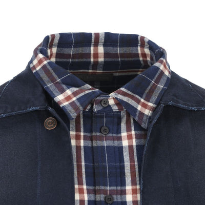 Balenciaga patched shirt jacket