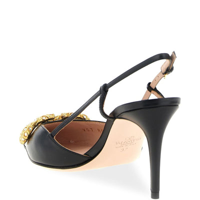 Valentino Garavani Vlogo Signature Slingback Décolleté In 80mm