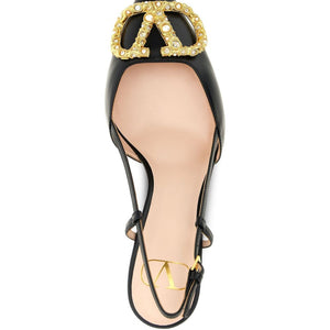 Valentino Garavani Vlogo Signature Slingback Décolleté In 80mm