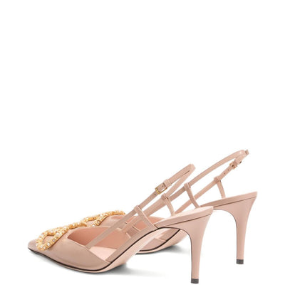 Valentino Garavani Vlogo Signature Slingback Décolleté In 80mm