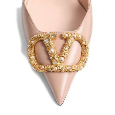 Valentino Garavani Vlogo Signature Slingback Décolleté In 80mm