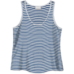 Pierre Louis Mascia Striped silk tank top