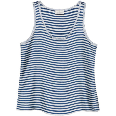 Pierre Louis Mascia Striped silk tank top