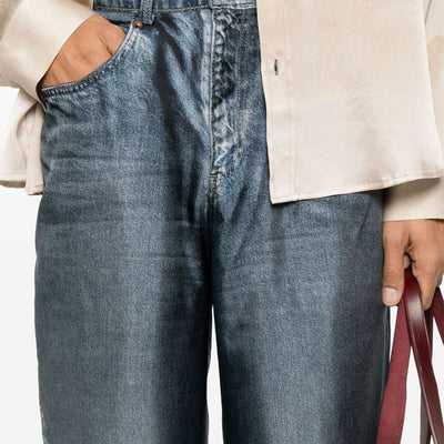 Pierre Louis Mascia Silk trousers