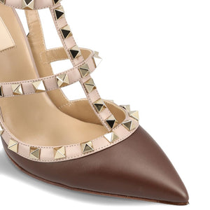 Valentino Garavani Patent Rockstud Caged Pump 100Mm