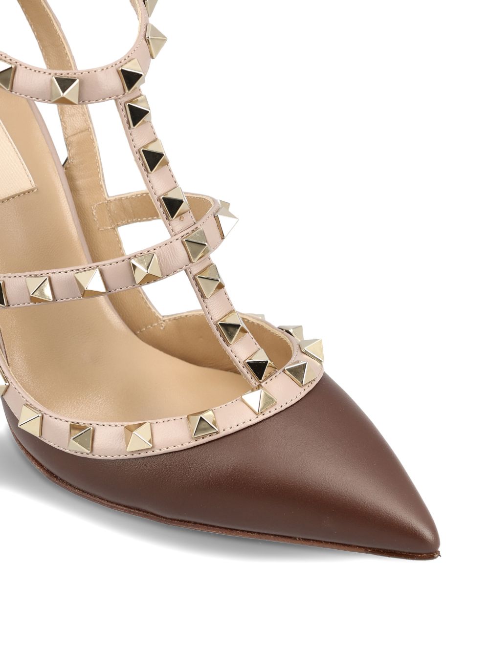 Valentino Garavani Patent Rockstud Caged Pump 100Mm