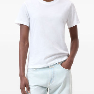 Closed Whitecrew neckshort sleevesstraight hem Cotton t-shirt