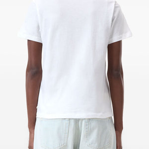 Closed Whitecrew neckshort sleevesstraight hem Cotton t-shirt