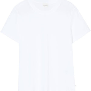 Closed Whitecrew neckshort sleevesstraight hem Cotton t-shirt