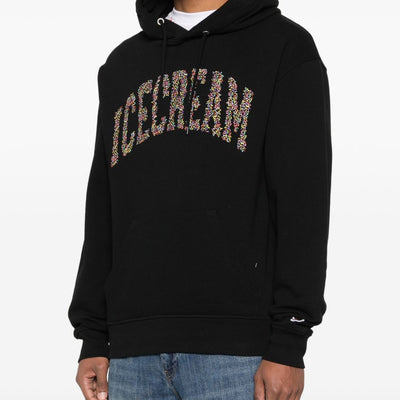 Icecream Logo cotton hoodie