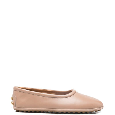 Tod'S Metal Dots Ballerinas in Nappa Leather