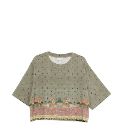 Pierre Louis Mascia Printed silk blouse