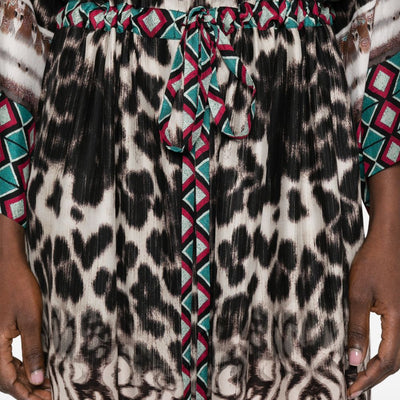 Pierre Louis Mascia Printed silk dress