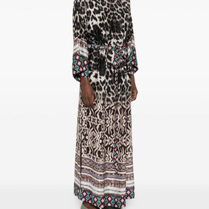 Pierre Louis Mascia Printed silk dress