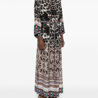 Pierre Louis Mascia Printed silk dress