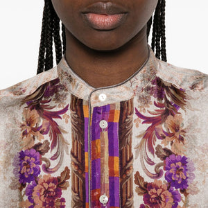 Pierre Louis Mascia Printed silk shirt