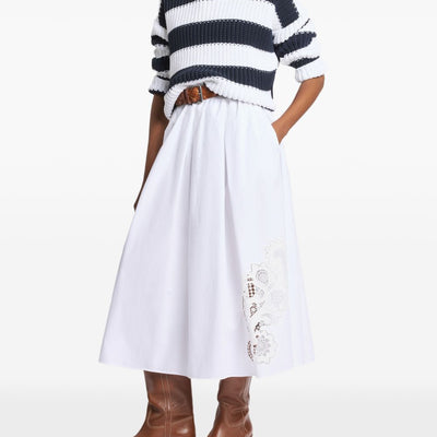 Fay A-line Cotton long skirt