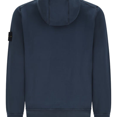 Stone Island Logo cotton hoodie