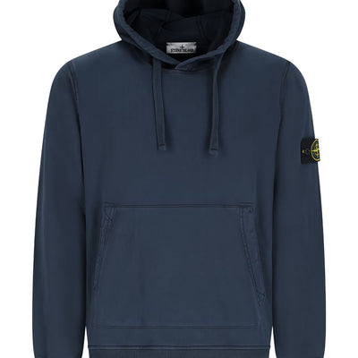 Stone Island Logo cotton hoodie