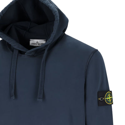 Stone Island Logo cotton hoodie