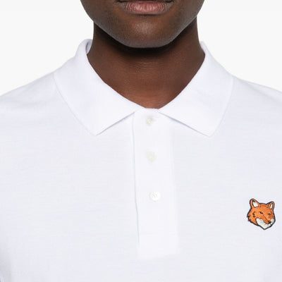 Maison Kitsuné Maison KitsunÃ© Fox Head cotton polo shirt