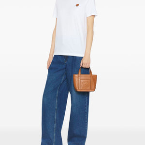 Maison Kitsuné Maison KitsunÃ© Fox Head embroidery Fox Head cotton t-shirt