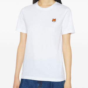 Maison Kitsuné Maison KitsunÃ© Fox Head embroidery Fox Head cotton t-shirt