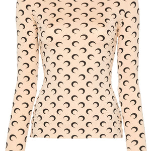 Marine Serre Moon crewneck top