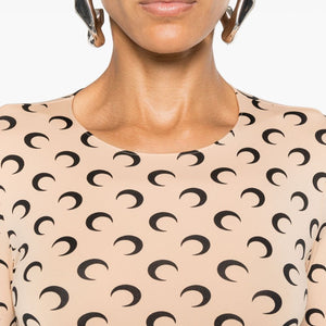 Marine Serre Moon crewneck top