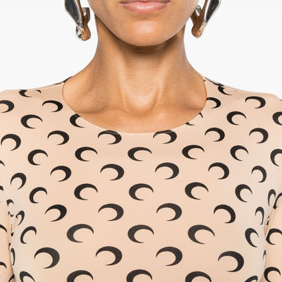 Marine Serre Moon crewneck top