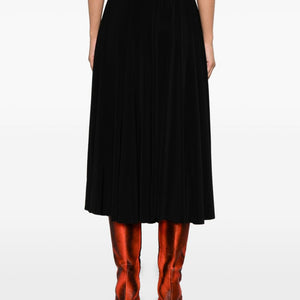 Norma Kamali Flared midi skirt