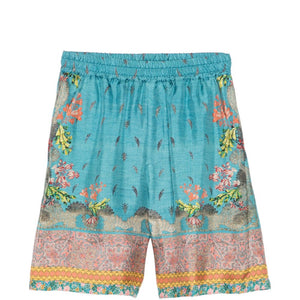 Pierre Louis Mascia Printed silk shorts
