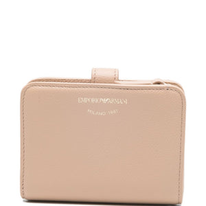 Emporio Armani Tumbled Leather Bifold Wallet