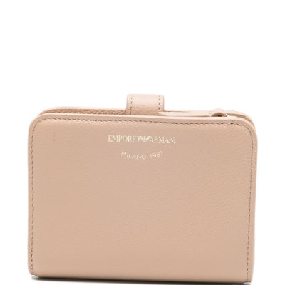 Emporio Armani Tumbled Leather Bifold Wallet