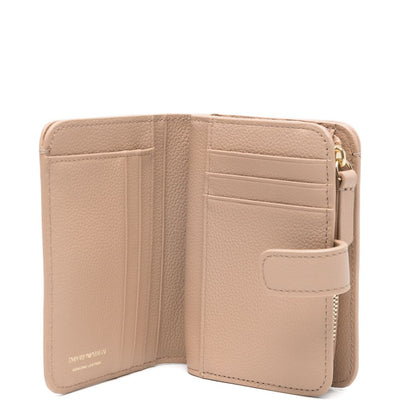 Emporio Armani Tumbled Leather Bifold Wallet