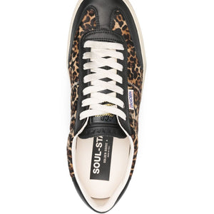 Golden Goose Soul Star in leopard-print pony skin Sneakers