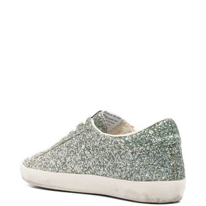 Golden Goose Super-Star Women's silver glitter