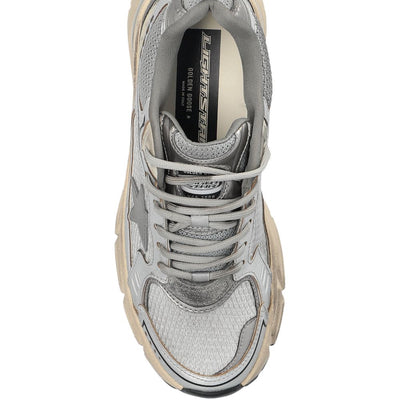 Golden Goose Lightstar Men's in grey mesh Sneakers
