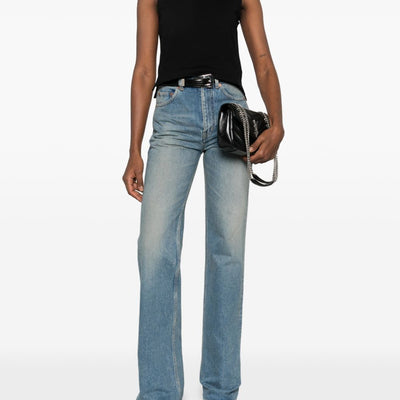 Saint Laurent Cotton sleeveless polo shirt
