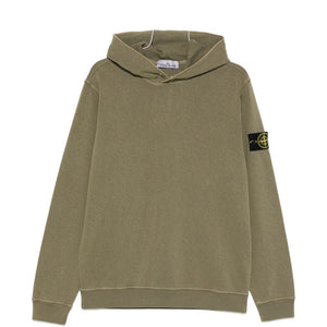 Stone Island Logo cotton hoodie