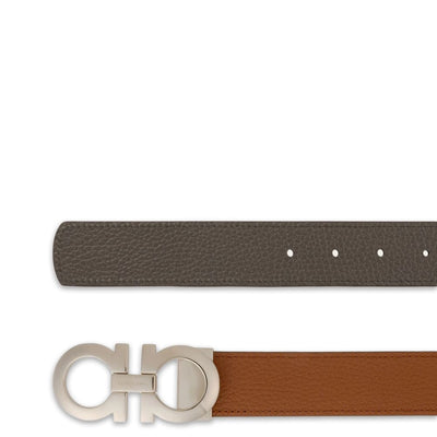 Ferragamo Reversible And Adjustable Gancini Belt