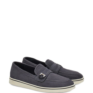 Ferragamo Boat shoe loafer with Gancini ornament
