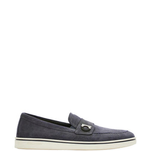 Ferragamo Boat shoe loafer with Gancini ornament