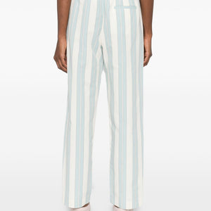 Forte Forte Striped drawstring trousers