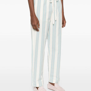 Forte Forte Striped drawstring trousers