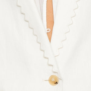 Forte Forte Linen single-breasted jacket