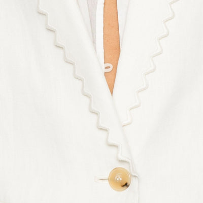 Forte Forte Linen single-breasted jacket