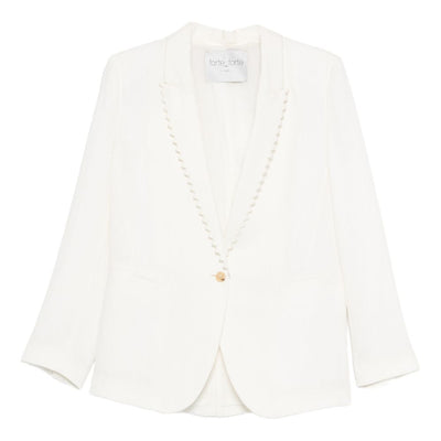 Forte Forte Linen single-breasted jacket