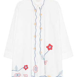 Forte Forte Embroidered cotton shirt